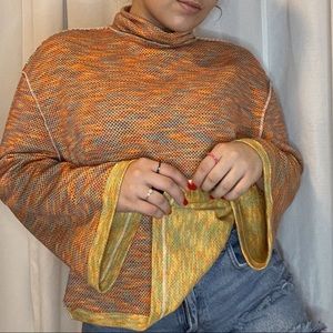 Free People Sunny Days stretch cotton turtleneck